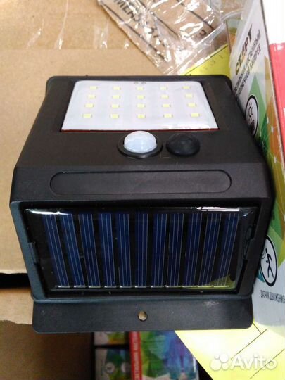 Светильник на солнечных батареях датчик движения