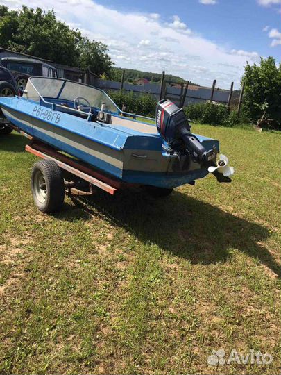 Продаётся лодка Обь-3 и мотор yamaha-30hwcs