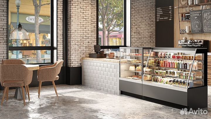 Витрина кондитерская chilz 900 мм,0.+6С