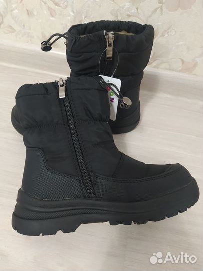 Дутики сапожки для мальчика зима 28