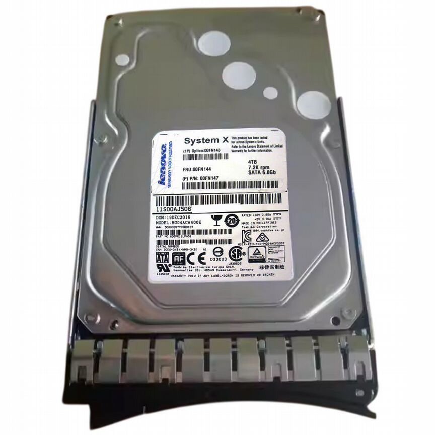 [WD4000FYYZ] Жесткий Диск Ibm 00fn143 4tb Sata3 3,5" Hdd Wd4000fyyz