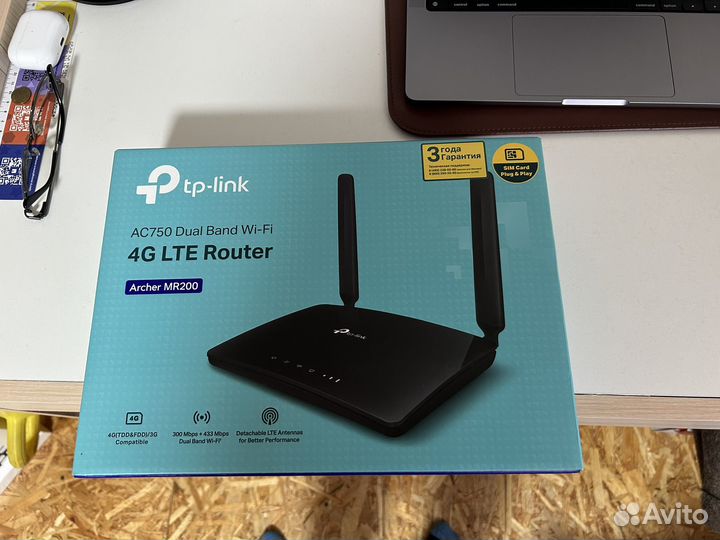 Роутер TP-link AC750 Dual Band Wi-Fi 4G Lte