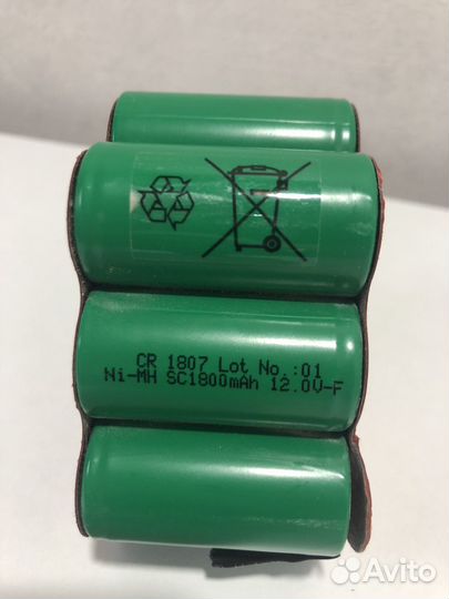 Аккумуляторы CR 1807 Ni-MH SC 1800mAh