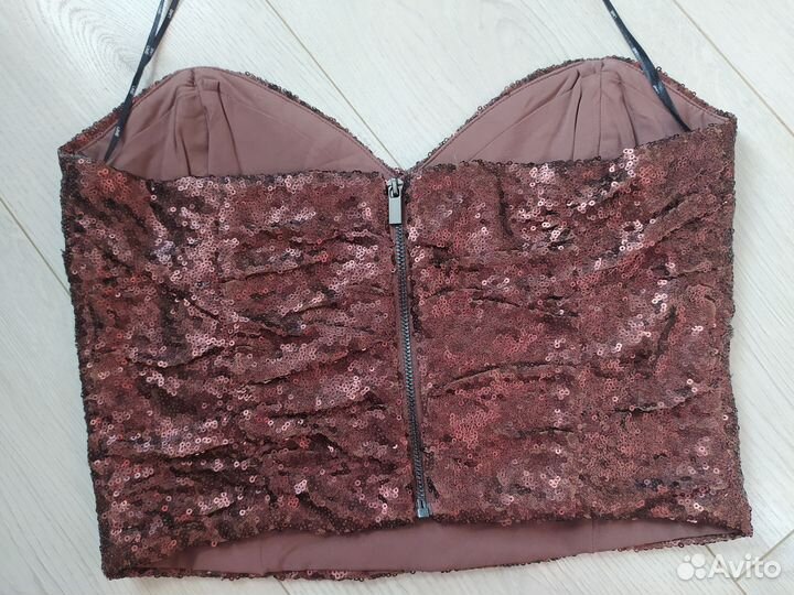 Корсетный топ lime