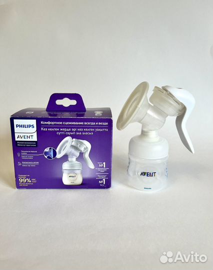 Молокоотсос philips avent ручной