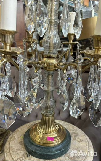 Лампа настольная. Жирандоль. Старинная мебель