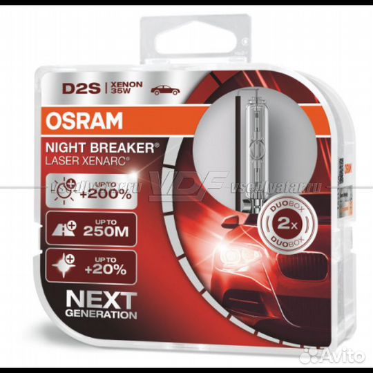 Ксеноновая лампа osram D2S Xenarc Night Breaker La
