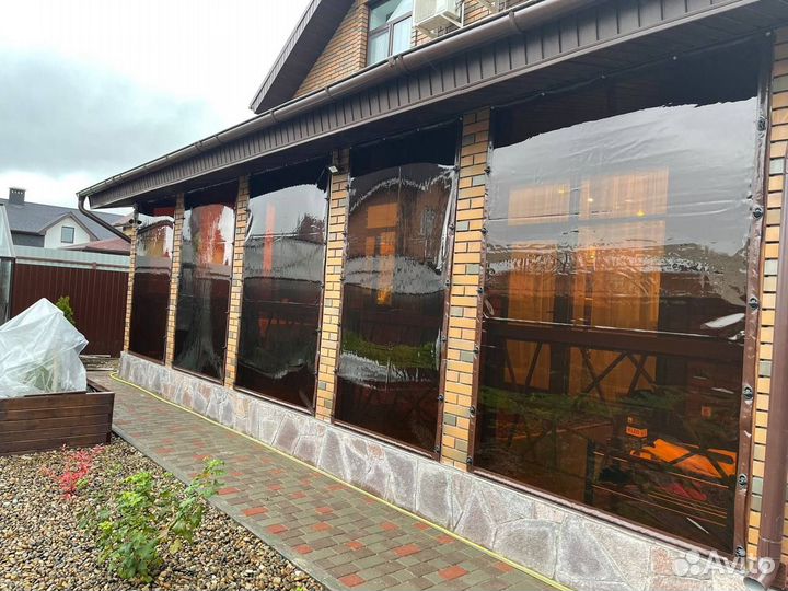 Мягкие окна для беседки