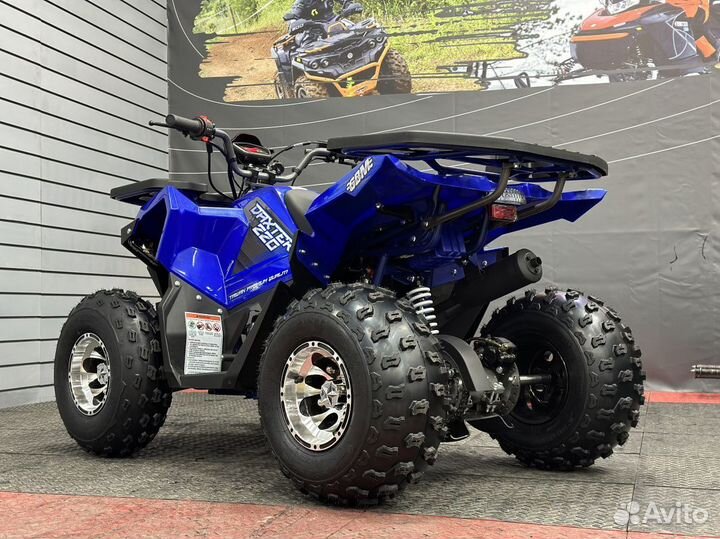 Квадроцикл GBM daxter 220 NEW premium синий