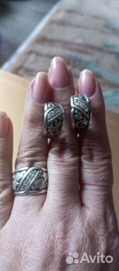 Серебряный комплект