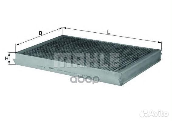 Фильтр салона sprinter* LAK307 Mahle/Knecht