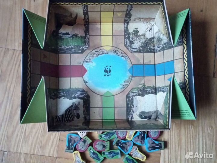 Настольная игра Сафари гонки