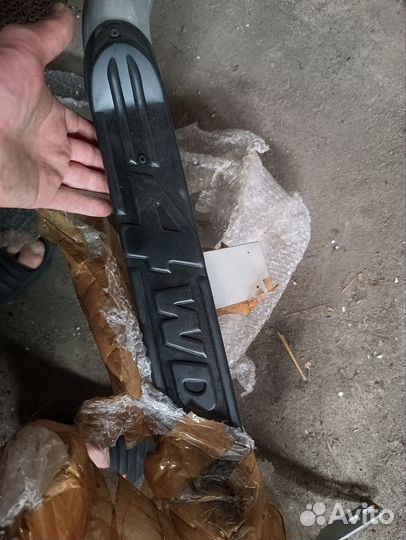 Защита бампера chevrolet niva