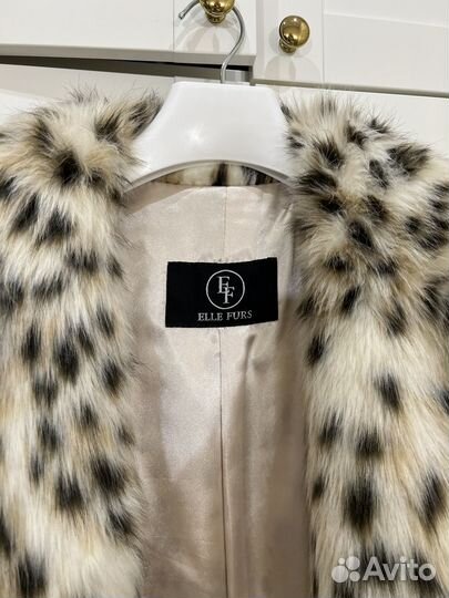Шуба искусственная под рысь