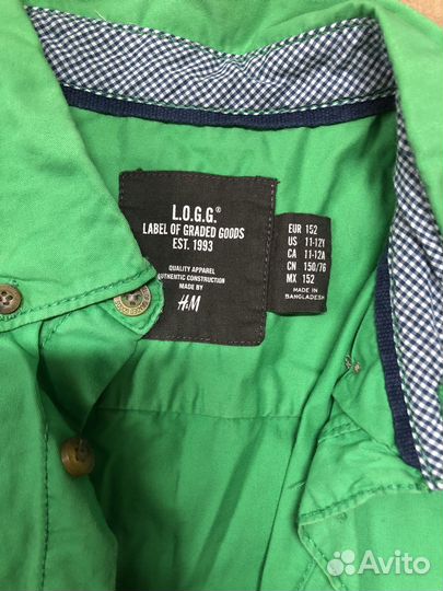 Рубашка H&M на мальчика 11-12 лет