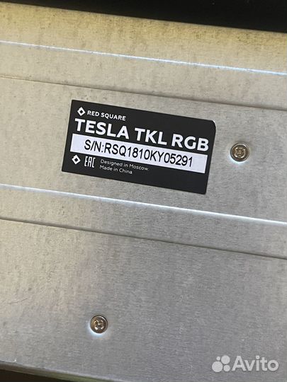 Игровая клавиатура red square tesla tkl rgb