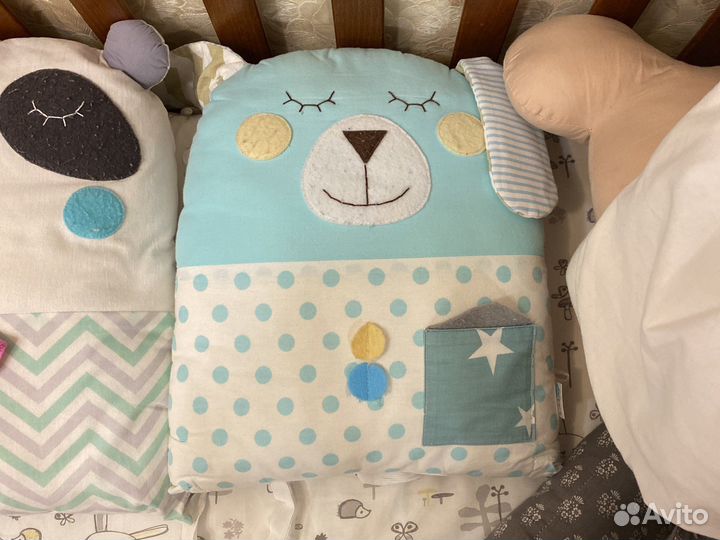 Подушка-бортик lovebabytoys