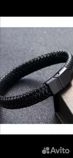 Браслет кожаный