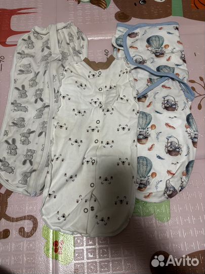 Вещи детские пакетом 56-68