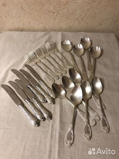 Столовые приборы мельхиор СССР