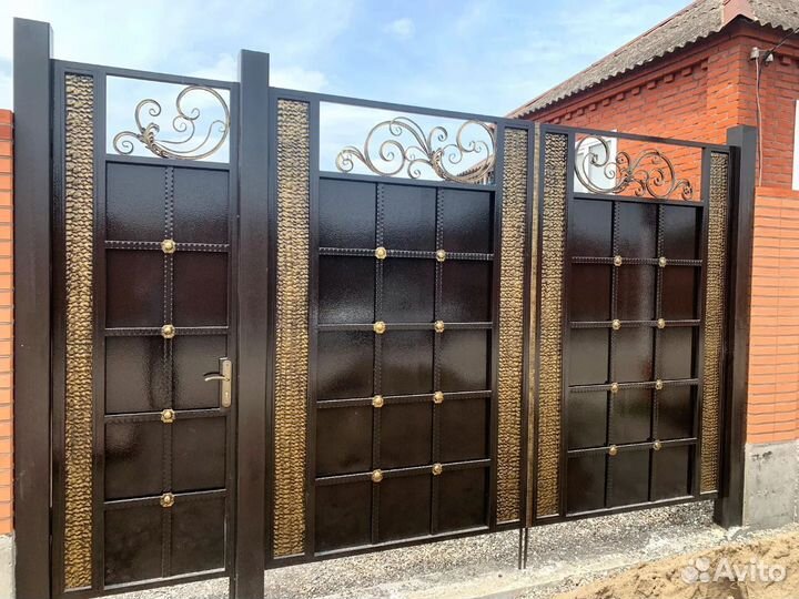 Ворота кованые