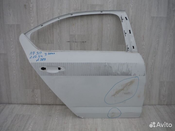 Дверь задняя правая №389 Skoda Octavia A7 2016