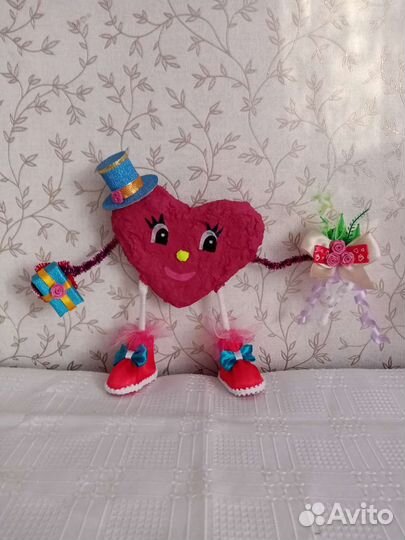 Сердце любви на дня Валентина, ручная работа