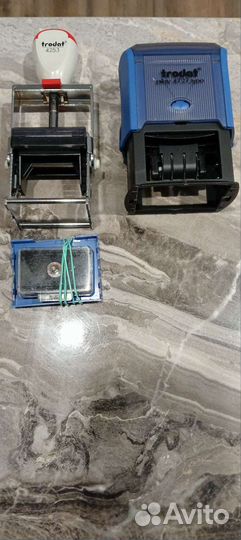 Штемпели самонаборные 2шт