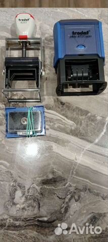 Штемпели самонаборные 2шт