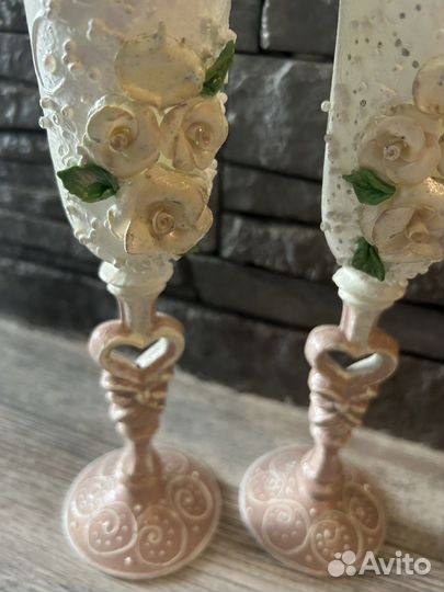 Свадебные фужеры/бокалы