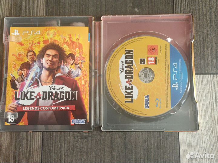 Игра для ps4 Yakuza Like a dragon