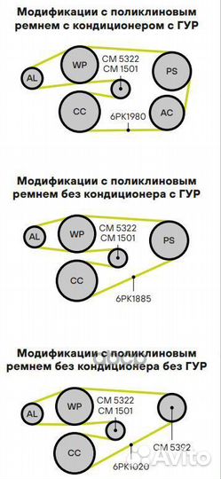 Ролик привод. ремня MB E (W124) (85) G/D (С
