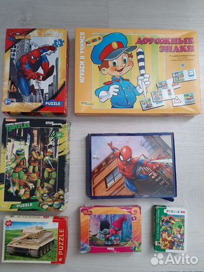 Пазлы. Деревянный пазл, развивающие игрушки