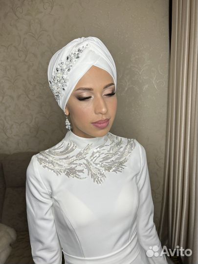 Макияж прически брови платок на никах