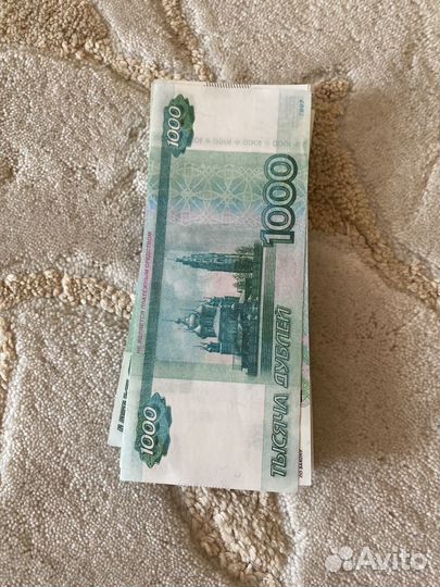 Стопка тысячных дублей