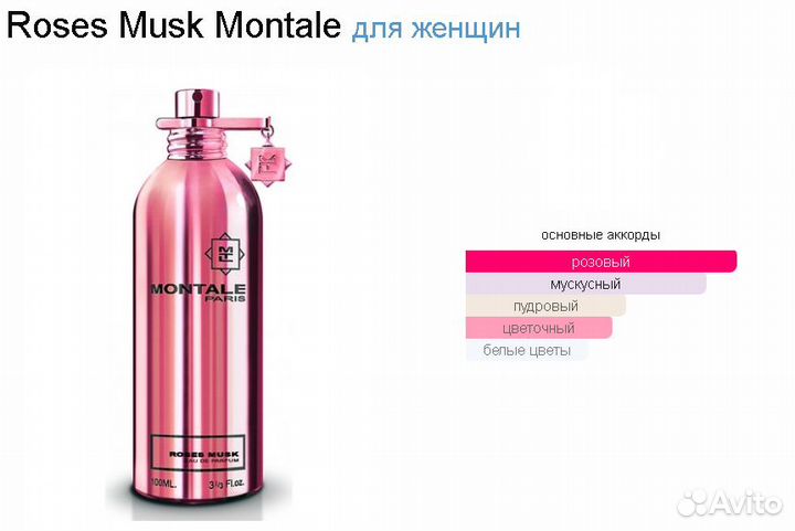 Духи Montale Roses Musk 100 ml