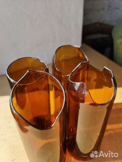 Вазочка из бутылки