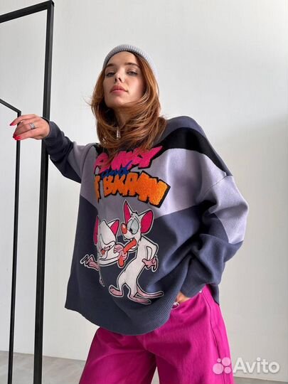 Свитер женский made in Korea Pinky and Brain