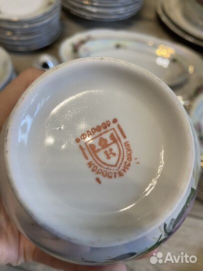 Сервиз столовый коростенский фарфор
