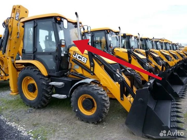 Стекло дверное на погрузчик Jcb 3cx-4cx 334/Y0831