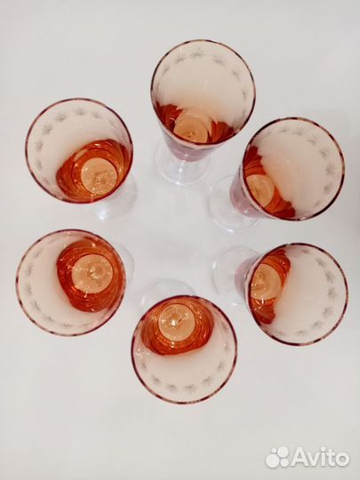 Фужеры хрустальные СССР