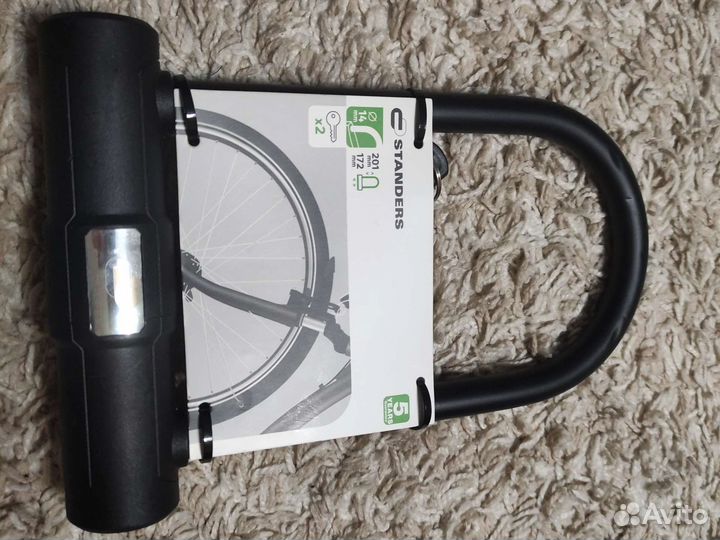 Велозамок скоба, цепь 10мм и 6мм