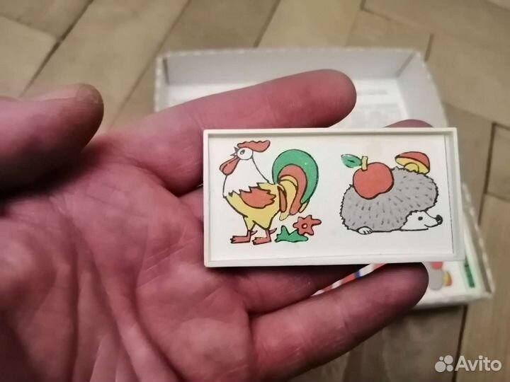 Детское домино времён СССР