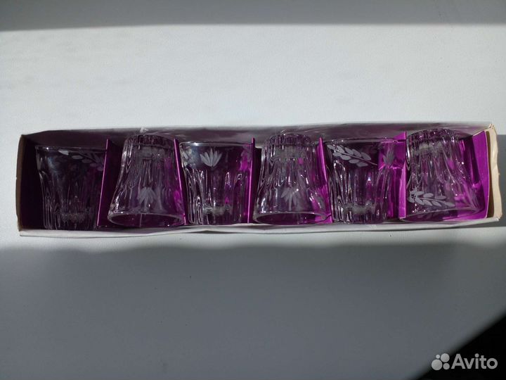 Хрустальные рюмки СССР