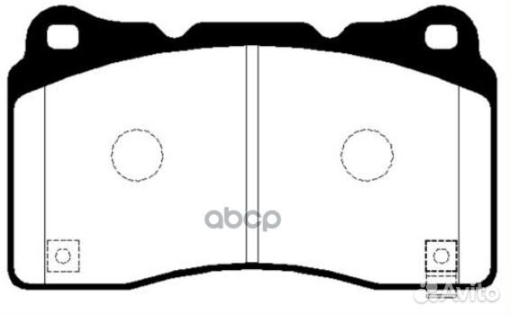 Колодки тормозные дисковые hyundai genesis coup