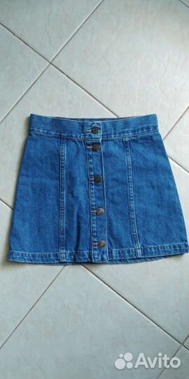 Юбка джинсовая р.140