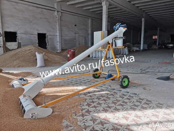 Фасовочный аппарат мобильный для зерна с приводом