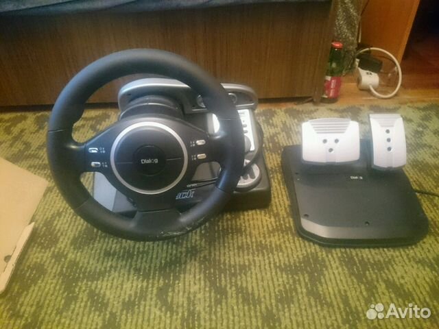 Руль Джостик dialog GW-23FB купить в Санкт-Петербурге | Электроника | Авито