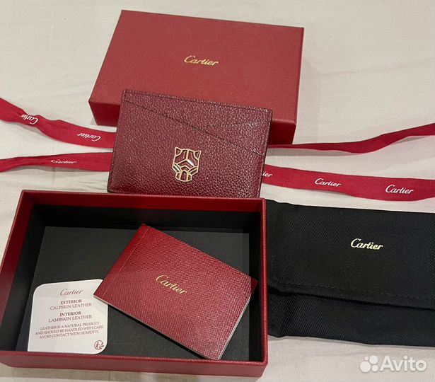 Карт Holder Cartier.визитница, оригинал