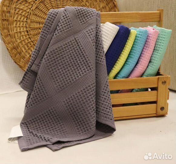 Полотенце для рук и лица 35/75 см вафельное полот